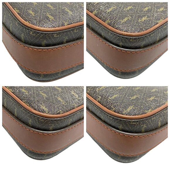 SAINT LAURENT PARIS Camera bag Le Monogram Dark Brown Brown PVC - 959-081925 - Picture 6 of 14